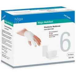 Höga Mubilast Fixierbinde 6cmx4m mit Cellophan, 1 St