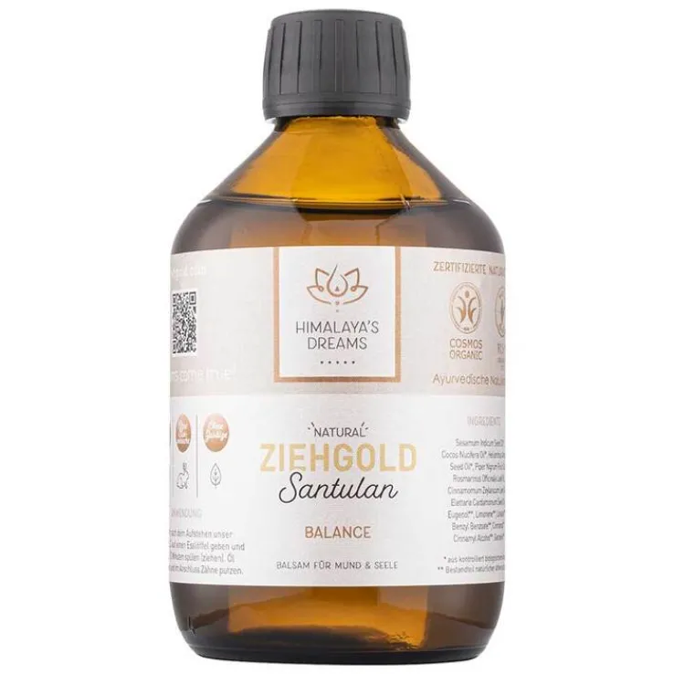 Himalayas Dreams Ayurveda Ziehgold Santulan Öl, 250 ml
