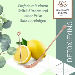 Clearance Ayurveda Zungenreiniger 2er Set, 1 P Mund- Und Zahnpflege