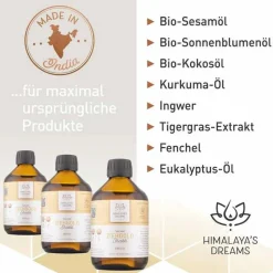 Hot Himalayas Dreams Ayurveda Ziehgold Shakti Öl, 250 ml