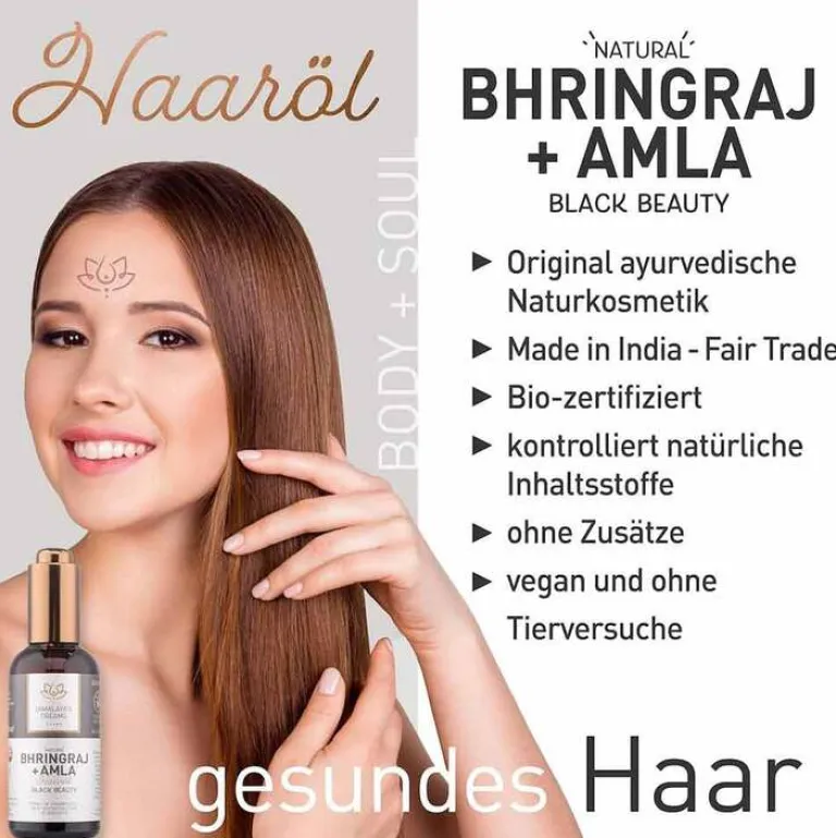 Outlet Ayurveda Haaröl Bhringraj & Amla, 100 ml Haarpflege