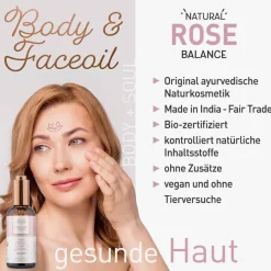 Hot Ayurveda Körper & Gesichtsöl Rose, 100 ml Körperöle|Gesichtsöle