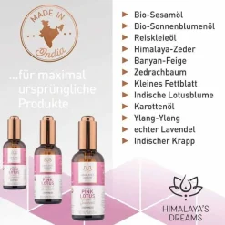 Sale Himalayas Dreams Ayurveda Körper & Gesichtsöl pink Lotus, 100 ml