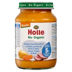 Holle Karotten Kartoffel und Rind, 190 g