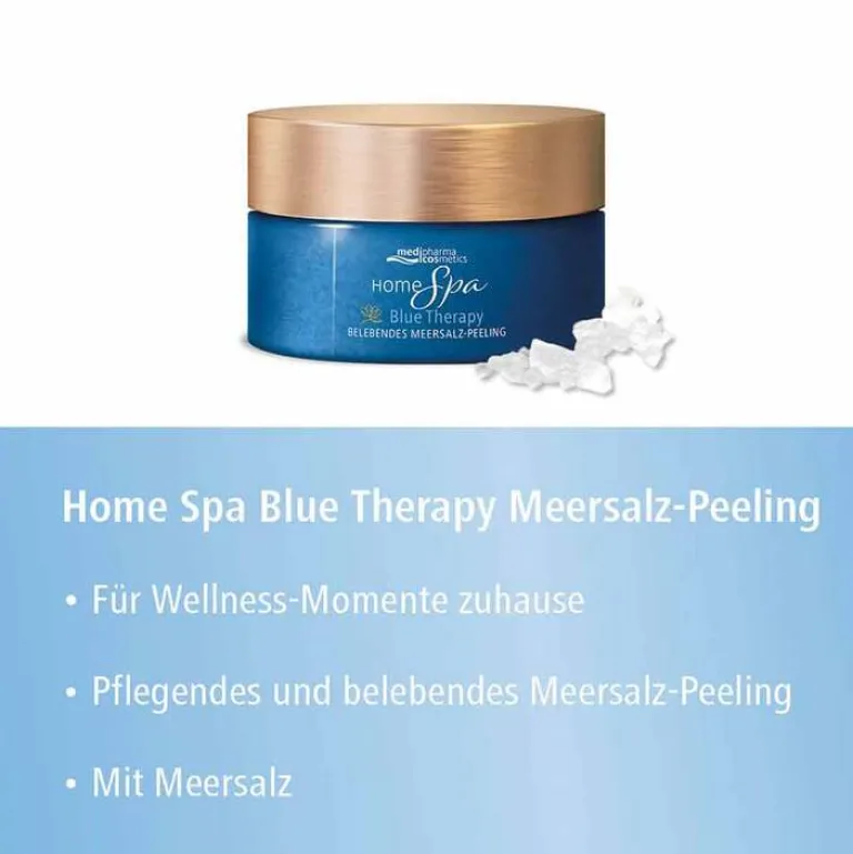 Dr. Theiss Home Spa Blue Therapy Meersalz-Peeling, 250 g