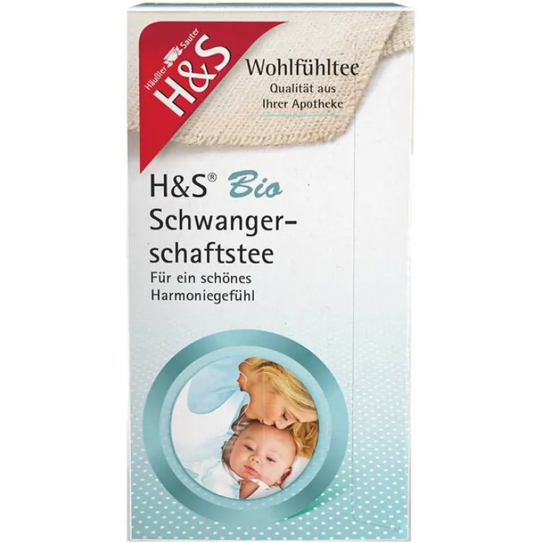 H&S Bio Schwangerschaftstee Filterbeutel, 20X2 g Schwangerschaftstee