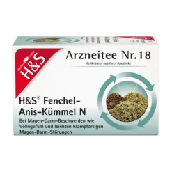 New H&S Fenchel-Anis-Kümmel N Filterbeutel, 20X2.0 g Magentee