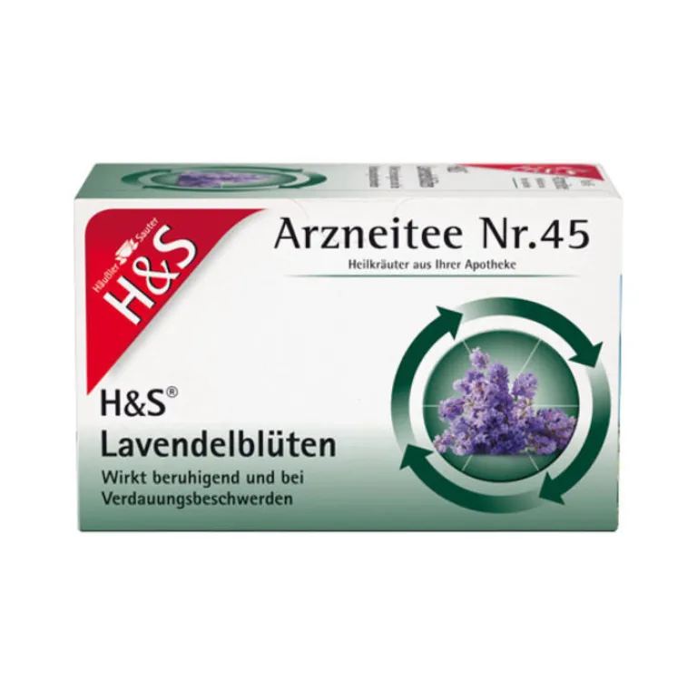 Hot H&S Lavendelblüten Filterbeutel, 20X1.0 g Beruhigungstee