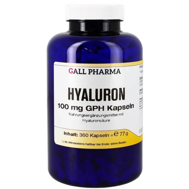 Sale Hyaluron 100 mg GPH Kapseln, 360 St Hyaluronsäure