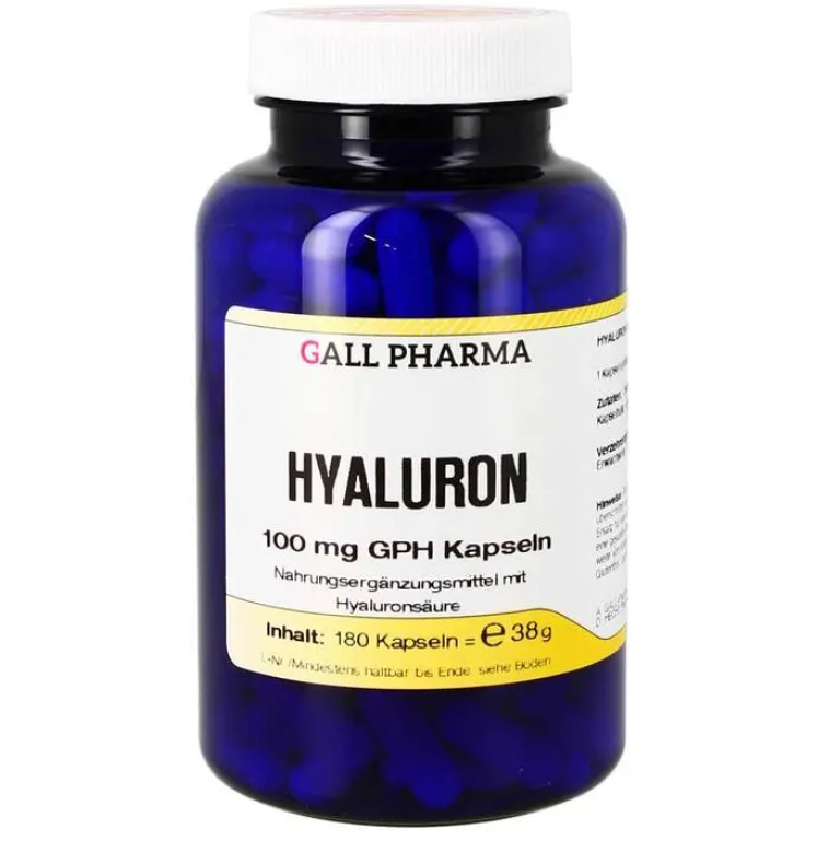 New Hyaluron 100 mg GPH Kapseln, 180 St Hyaluronsäure