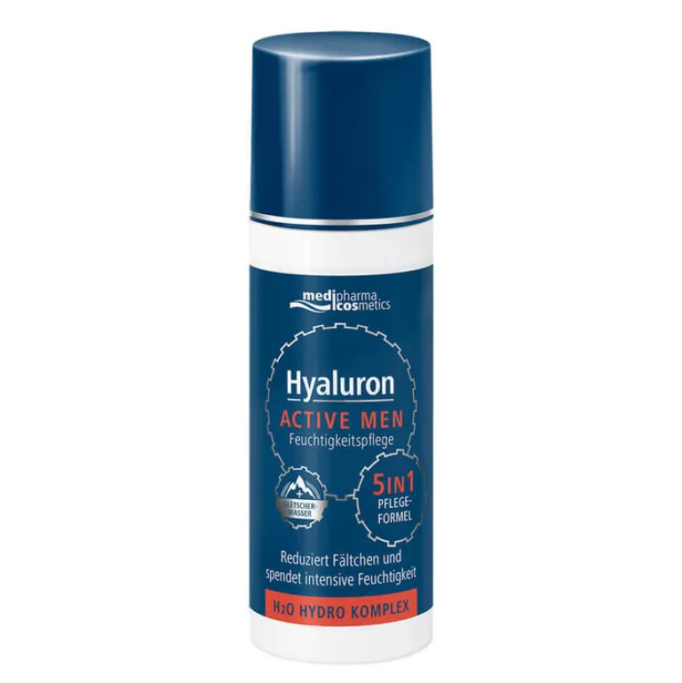 Sale Medipharma Cosmetics Hyaluron Active Men Feuchtigkeitspflege Creme, 50 ml