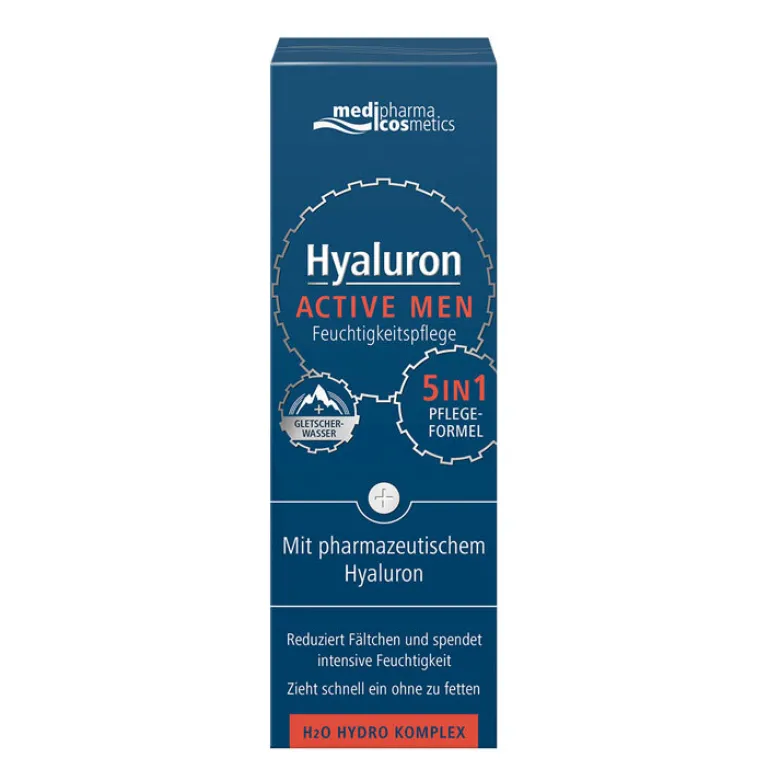Sale Medipharma Cosmetics Hyaluron Active Men Feuchtigkeitspflege Creme, 50 ml