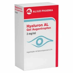 Outlet Aliud Pharma Hyaluron AL Gel Augentropfen 3 mg / ml, 2X10 ml