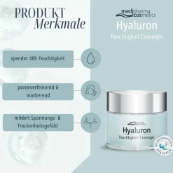 Clearance Medipharma Cosmetics Hyaluron 48h Feuchtigkeit Cremegel, 50 ml