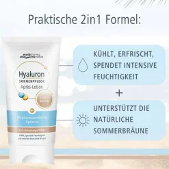 Sale Medipharma Cosmetics Hyaluron Sonnenpflege Apres Lotion sanfte Bräune, 150 ml