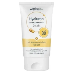 Online Medipharma Cosmetics Hyaluron Sonnenpflege Gesicht LSF 30, 50 ml