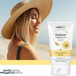Online Medipharma Cosmetics Hyaluron Sonnenpflege Gesicht LSF 30, 50 ml