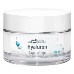 Hyaluron Tagespflege riche Creme LSF 15, 50 ml Gesicht|Tagespflege