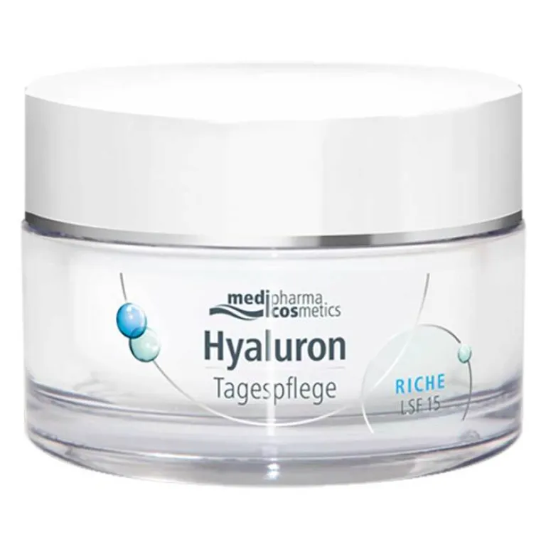 Hyaluron Tagespflege riche Creme LSF 15, 50 ml Gesicht|Tagespflege
