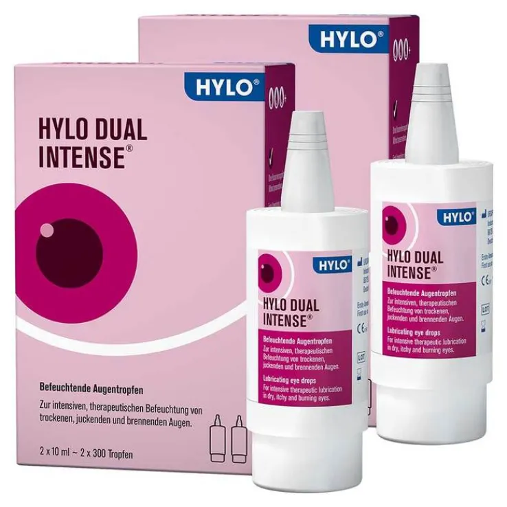Hylo Dual INTENSE® Augentropfen , 2x2x10 ml