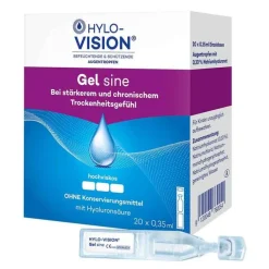 Hylo-Vision Gel sine Einzeldosispipetten, 20X0.35 ml