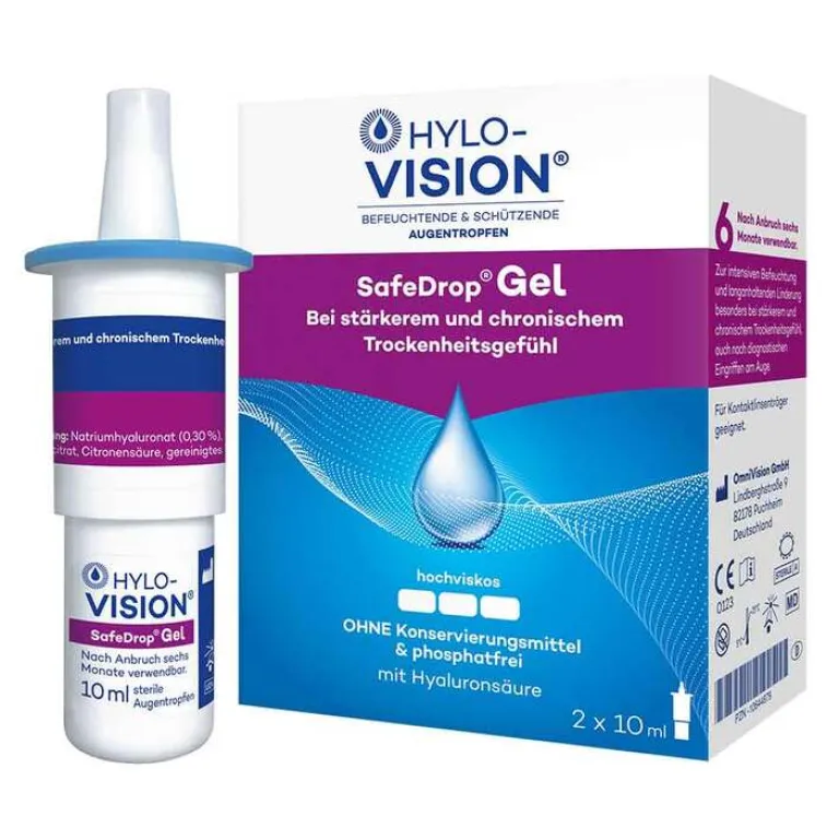 Sale Hylo-Vision Safedrop Gel Augentropfen, 2X10 ml