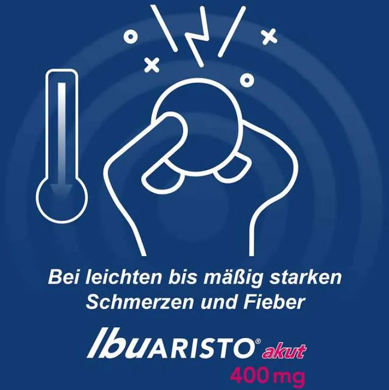 Ibu akut 400 mg Filmtabletten, 10 St Zahnschmerztabletten|Regelschmerzen Tabletten