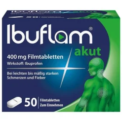 Sale ® akut 400 mg Filmtabletten, 50 St Zahnschmerztabletten|Regelschmerzen Tabletten
