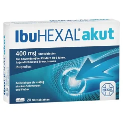 Hot Ibuhexal akut 400 mg Filmtabletten, 20 St
