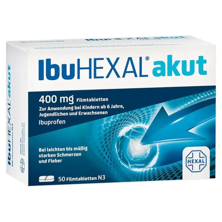 IbuHexal akut 400 mg Filmtabletten, 50 St