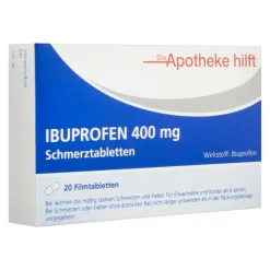 New Noweda Ibuprofen 400 mg Die Apotheke hilft Filmtabletten, 20 St
