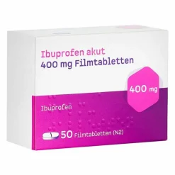 Clearance Ibuprofen akut 400 mg Filmtabletten, 50 St Zahnschmerztabletten|Regelschmerzen Tabletten