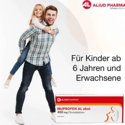 Online IBUPROFEN AL akut 400 mg Filmtabletten, 10 St Kinder Zahnschmerztabletten|Regelschmerzen Tabletten