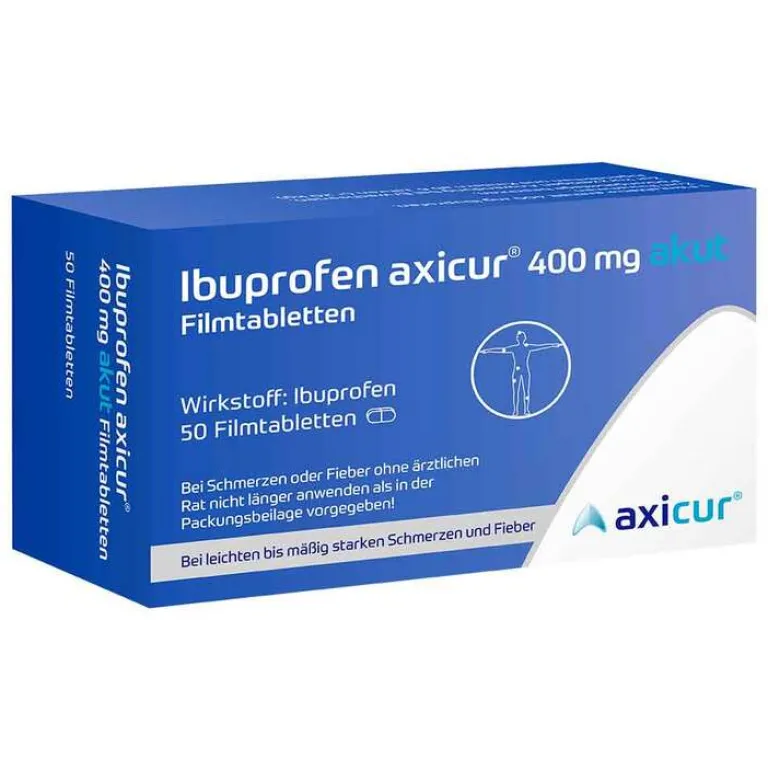 Hot Ibuprofen ® 400 mg akut Filmtabletten, 50 St Zahnschmerztabletten|Regelschmerzen Tabletten