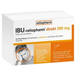Outlet IBU-® direkt 200 mg Pulver zum Einnehmen, 20 St Kopfschmerztabletten|Mittel Gegen Fieber