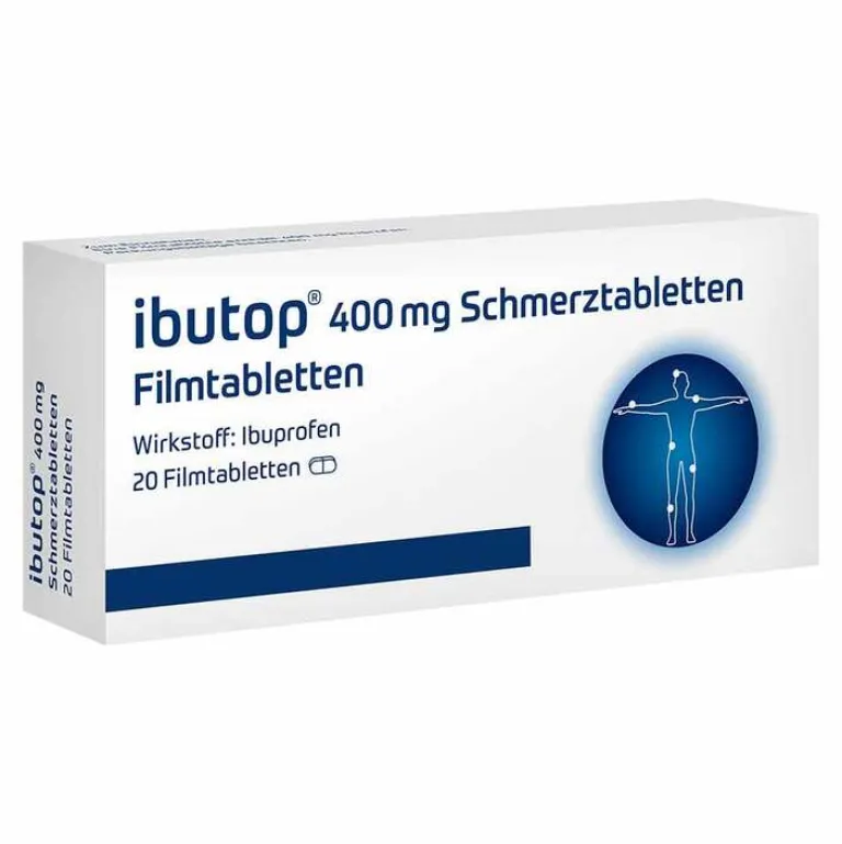 ibutop® 400 mg Schmerztabletten von ®, 20 St Zahnschmerztabletten|Regelschmerzen Tabletten