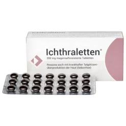 Ichtraletten Ichthraletten® 200 mg Tabletten bei Rosazea, 84 St