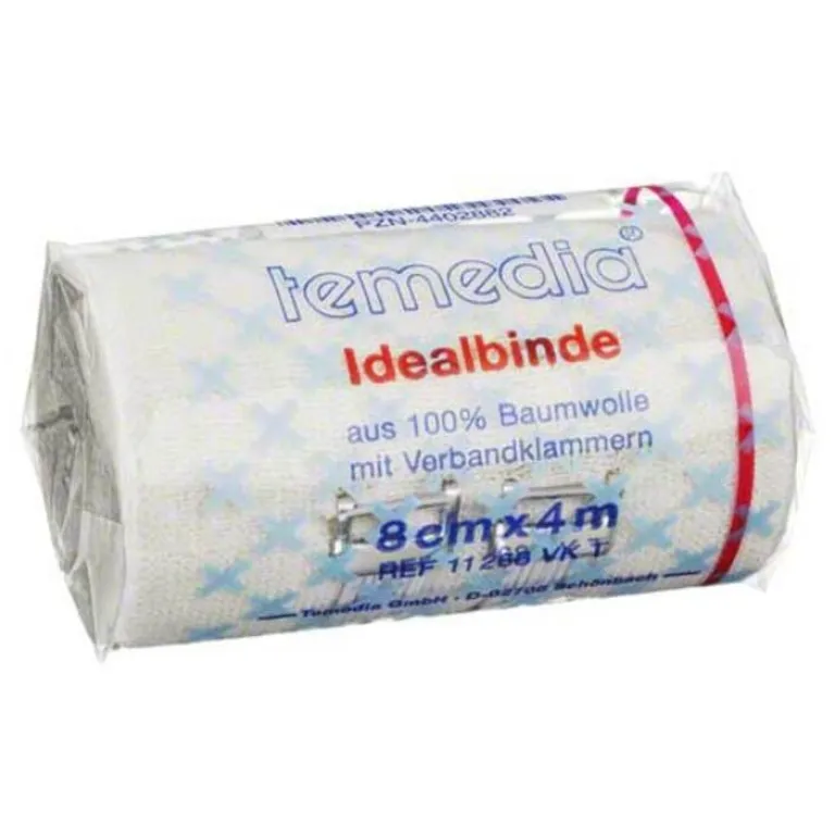 Outlet Idealbinde 8cm mit Klammer, 1 St Idealbinden