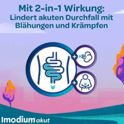 Best Imodium akut Duo - bei akutem Durchfall mit Blähungen, 12 St