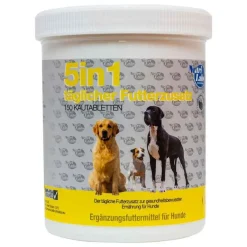 Online 5IN1 täglicher Futterzusatz Kautabletten für Hunde, 150 St Magen & Darm|Futter & Snacks