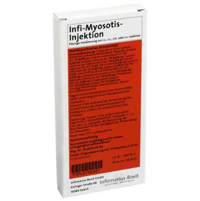 Hot INFI Myosotis Injektion, 10X1 ml Infirmarius