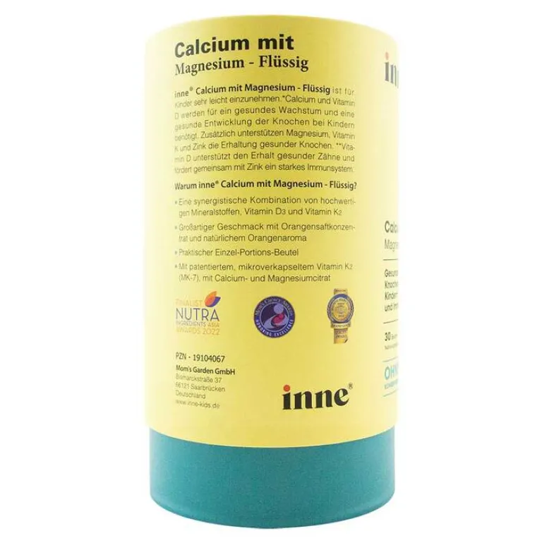 Calcium + Magnesium + Zink + Vit.D3 + Vit.K2 flüssig, 30X10 ml Calcium