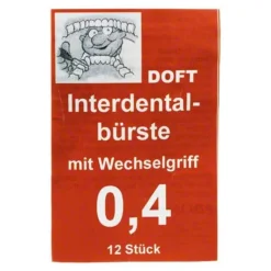 Interdentalbürste 0,4 mit Wechselgriff Doft, 12 St