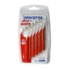 Sale plus mini conical rot Interdentalbürste, 6 St Zwischenraumreinigung