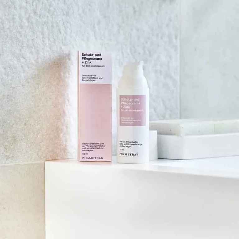 Outlet Phametra Intim Schutz- und Pflegecreme + Zink, 50 ml