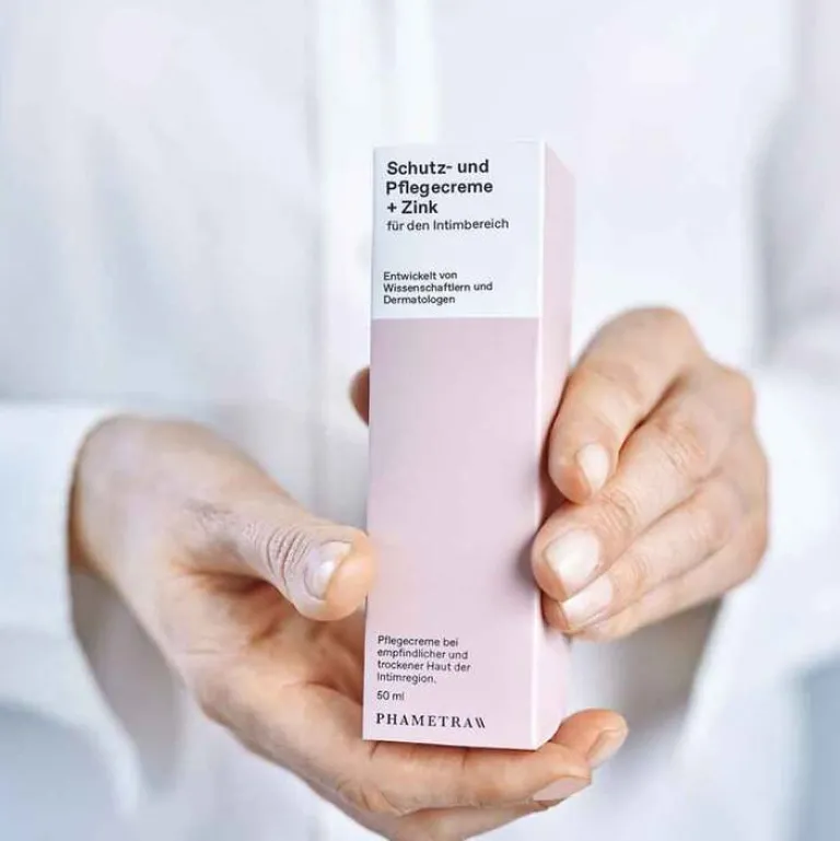 Outlet Phametra Intim Schutz- und Pflegecreme + Zink, 50 ml