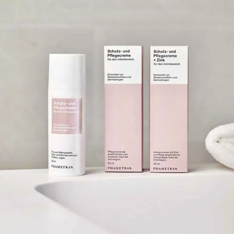 Outlet Phametra Intim Schutz- und Pflegecreme + Zink, 50 ml