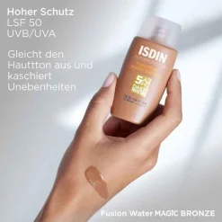 Discount Fotoprotector Fusion Water Color bronze SPF 50, 50 ml Lsf 50+|Gesicht