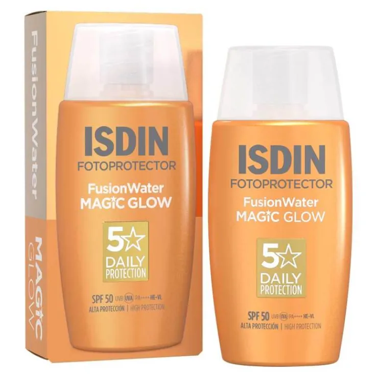 ISDIN Fotoprotector Fusion Water Magic glow LSF 50, 50 ml