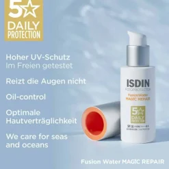 Outlet Fotoprotector Fusion Water Magic Repair Creme , 50 ml Lsf 50+|Gesicht